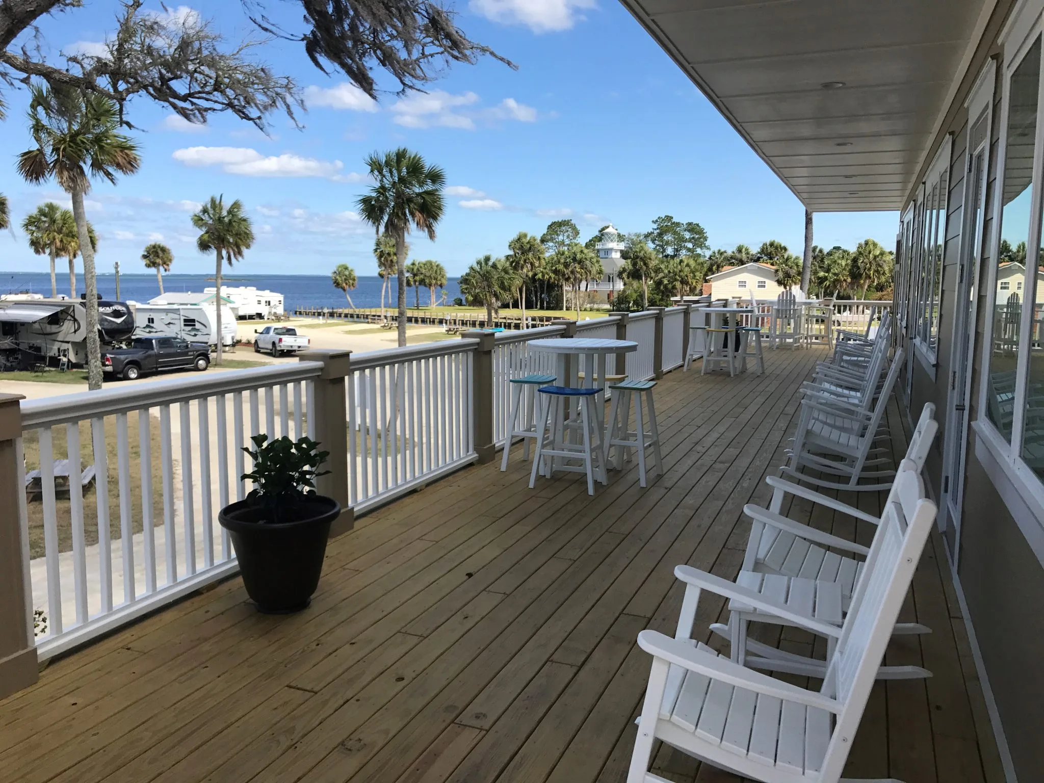Clubhouse Deck View